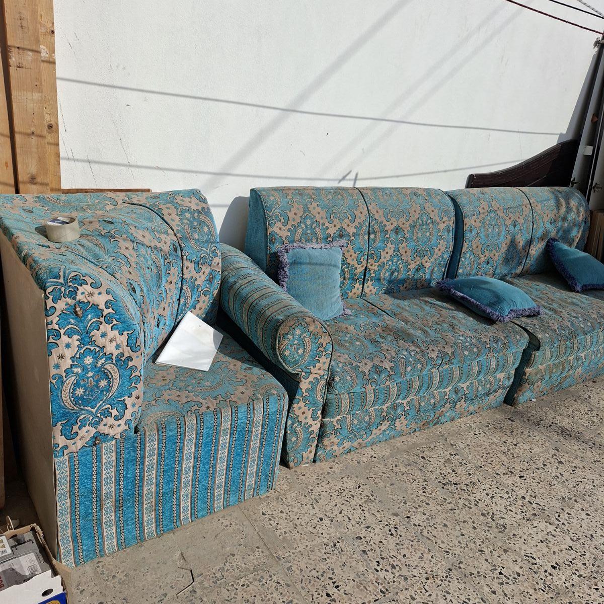 Master bed with new Mattress , sofa, table and 2 cupboard  2+3 size selling very cheap prices. - Image 7
