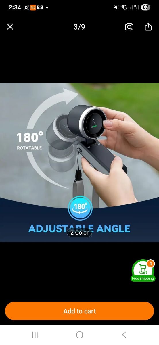 Portable foldable cooling fan (10hrs runtime) - Image 8