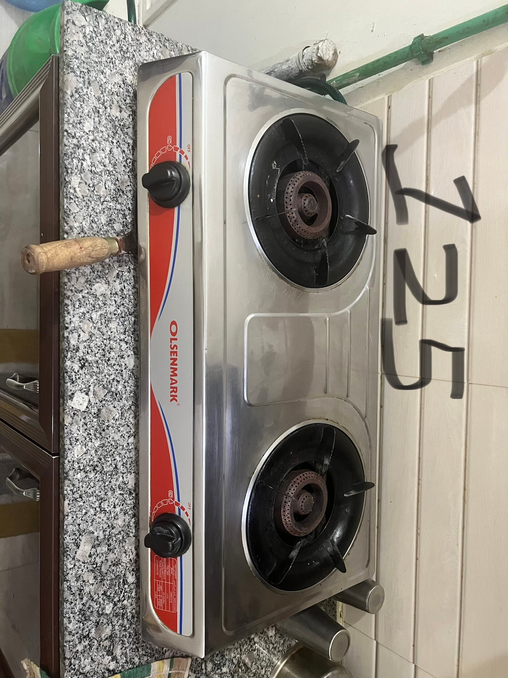 Gas cylinder with regulator+Pipe+Gas stove - Image 1