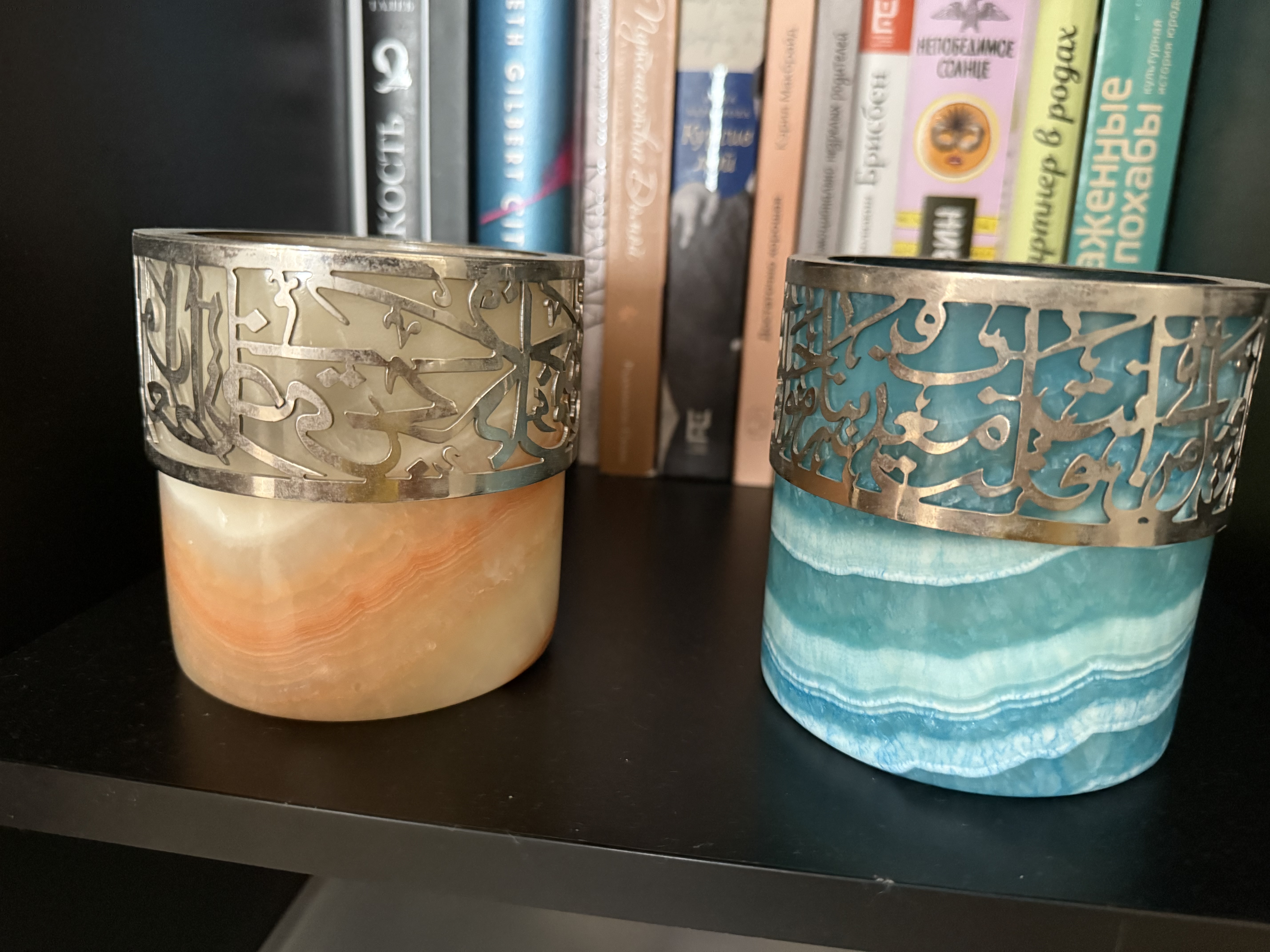 Museum of Islamic Art marble candle holder  - Image 2