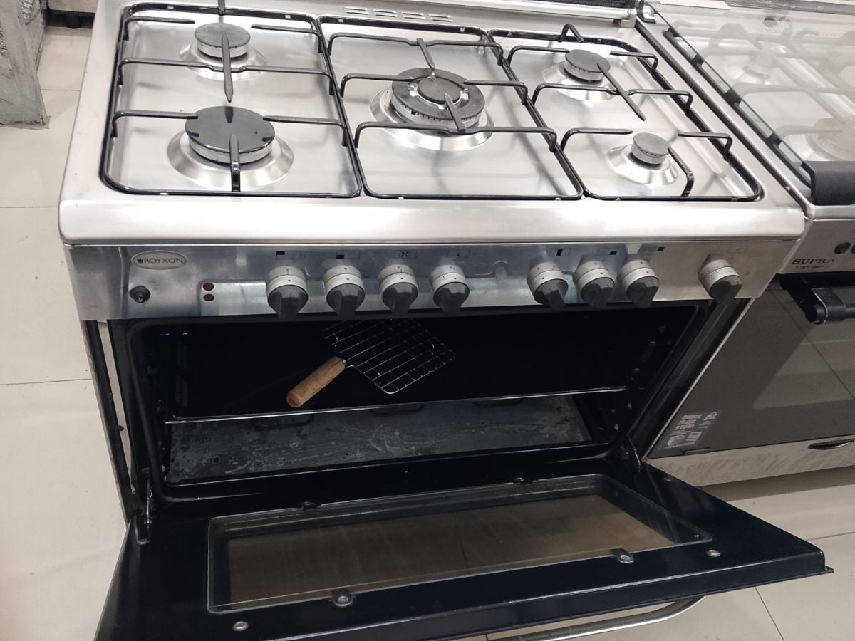 Gas stove for sale up gas down electric 90*60 - Image 4