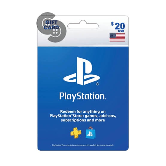 PlayStation 4 and 5 gift card or wallet to up USA 20 USD - Image 1