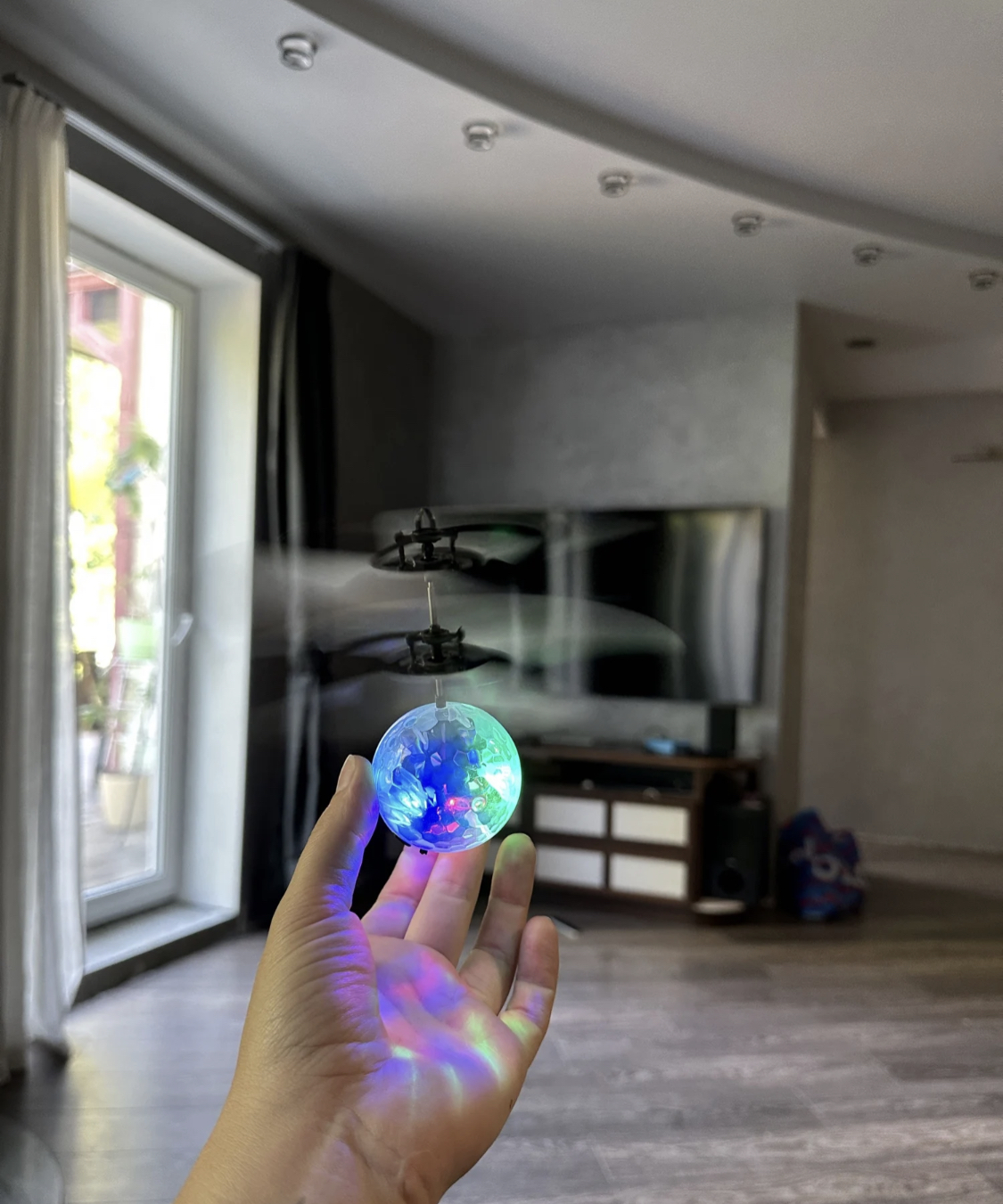 طائرة هليكوبتر درون LED - Image 8