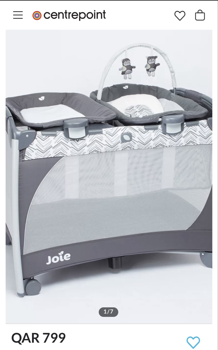 Joie Excursion Change & Bounce (3-Piece Set, Grey) - Image 6
