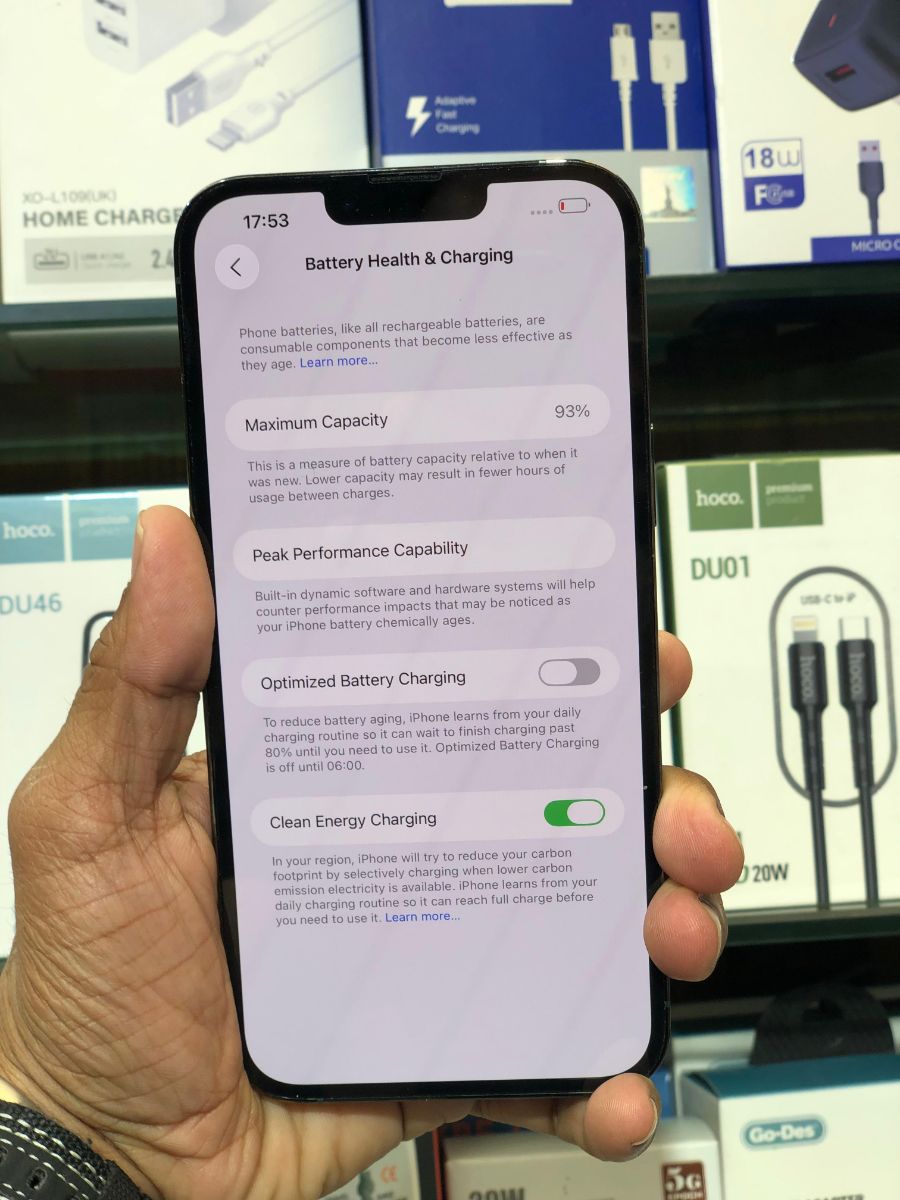 iphone 13promax green 
Storege 256gb - Image 3