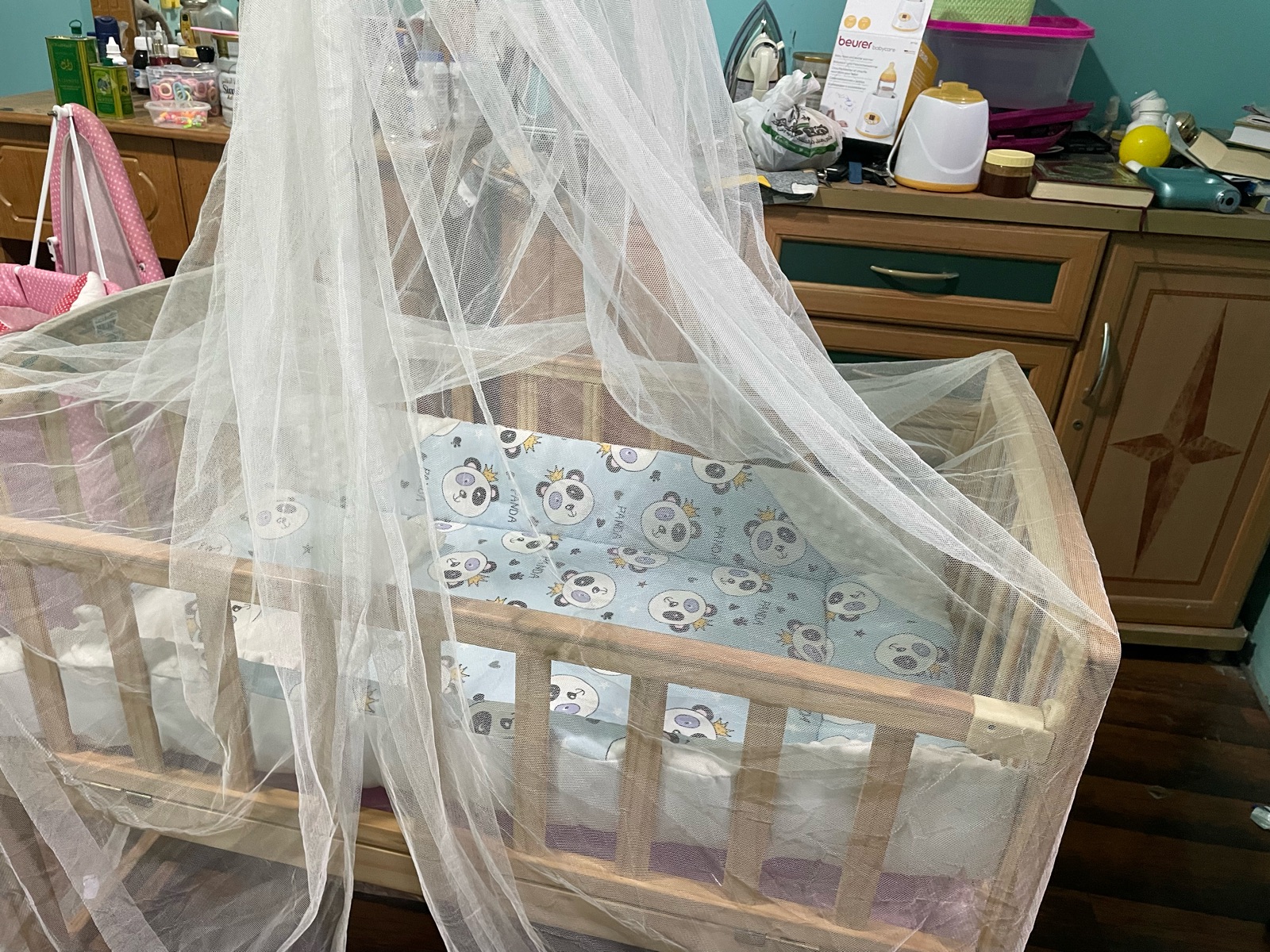 Cradle,cot,high chair - Image 3