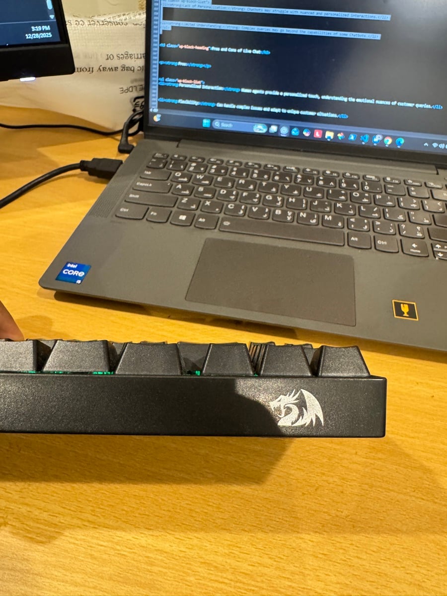 Mechanical keyboard (Red dragon)urgent sale - Image 2