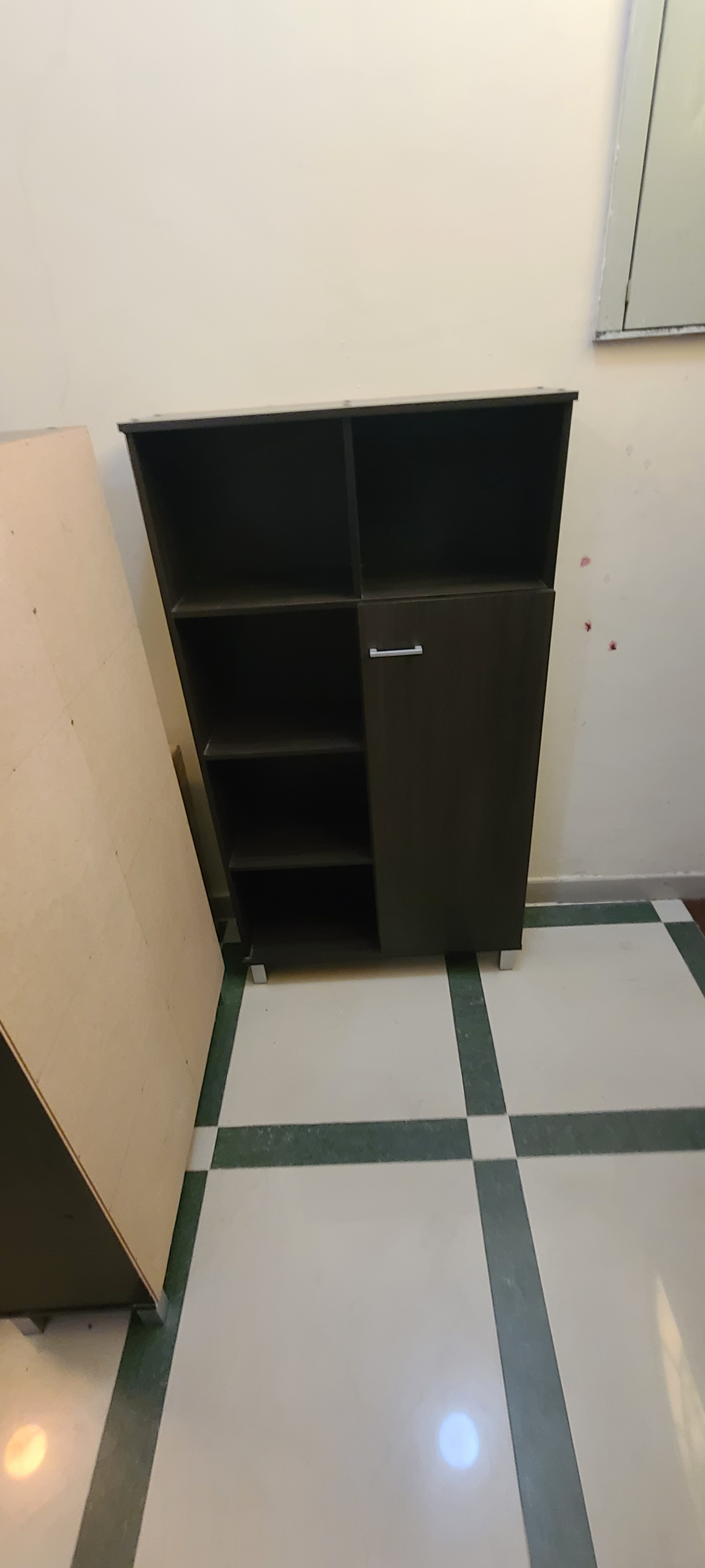 Real wooden desk and two Shelves for Sale - Image 7