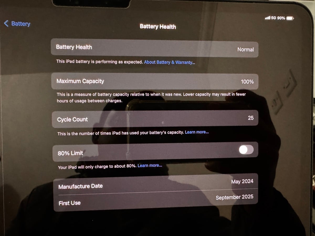 iPad Pro 13inch M4 1TB, original Apple case and Apple Pencil - Image 3