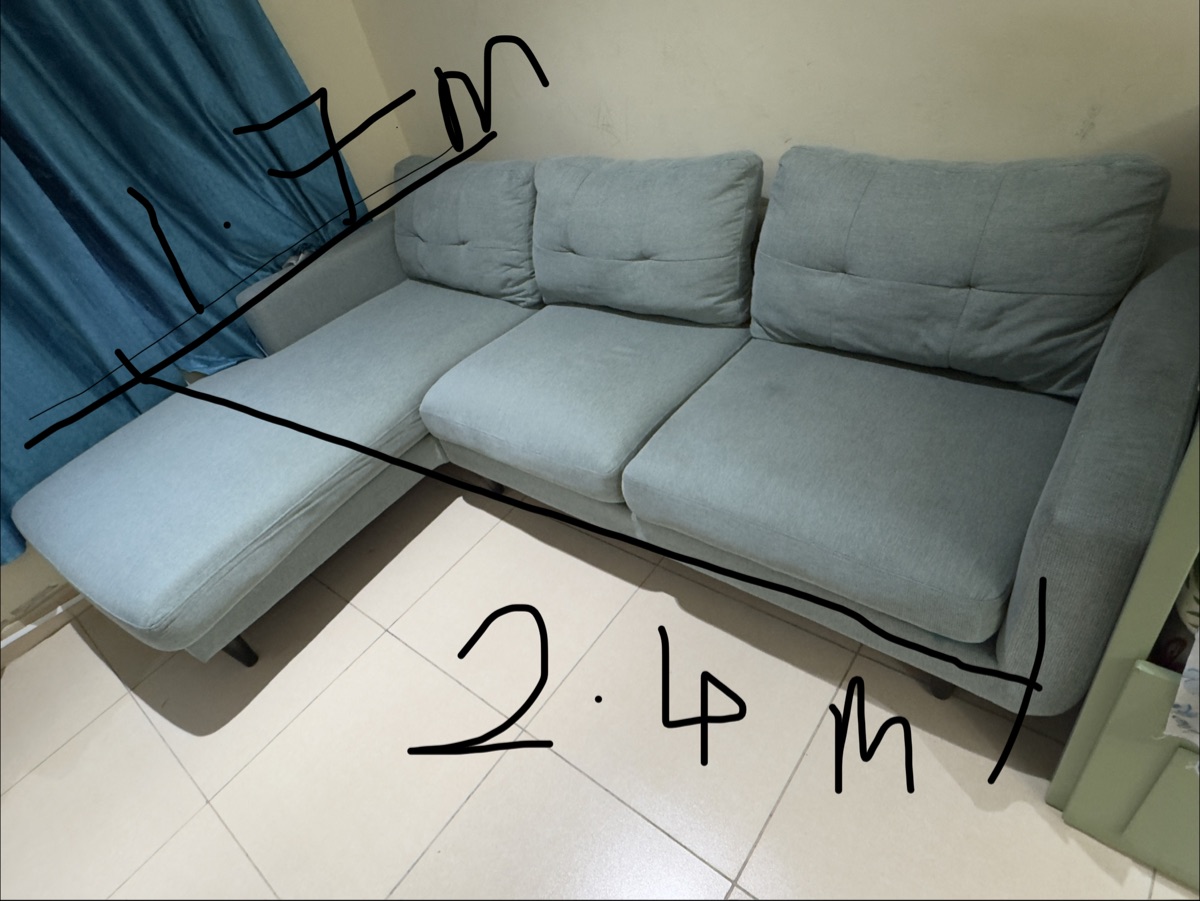 L shape sofa for sale - Image 5