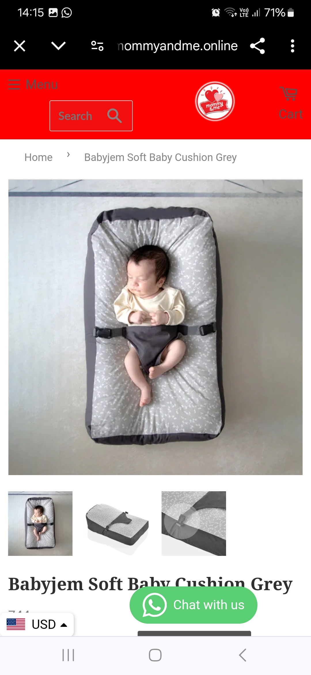 Baby cushion very soft, support & nursing pillow - Image 6