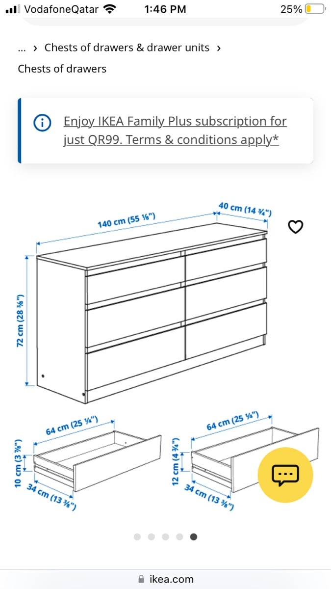 IKEA KULLEN Chest Drawers Set  Black for urgent sale - Image 4