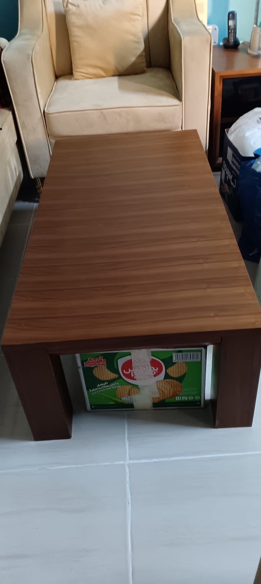 Sturdy wooden table for sale - Image 3