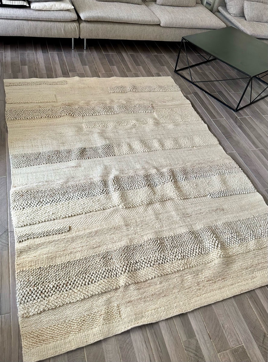 IKEA Rug, handmade beige, 170x240 cm - Image 1