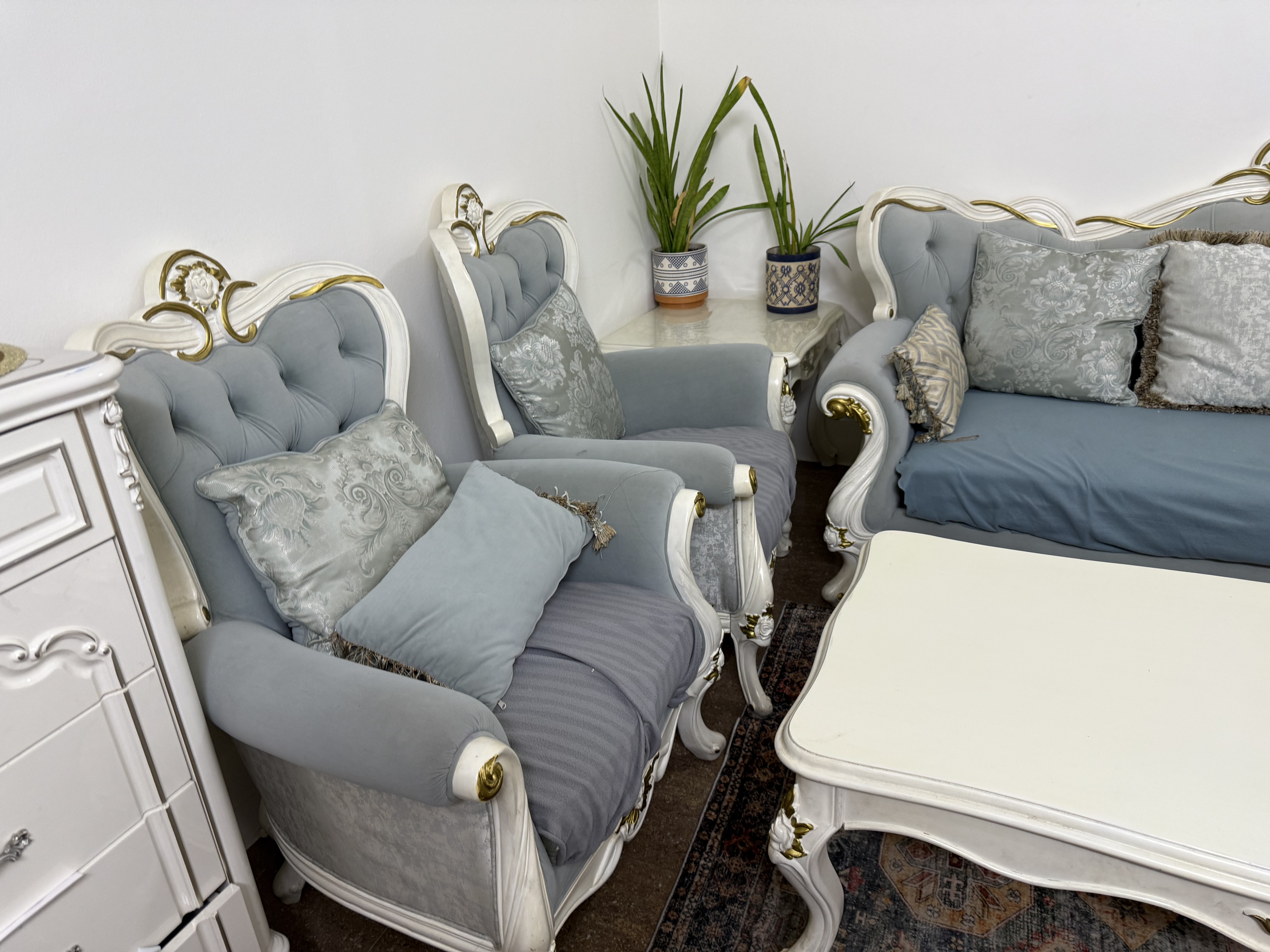 Sofa set form Home center for sale - Image 4