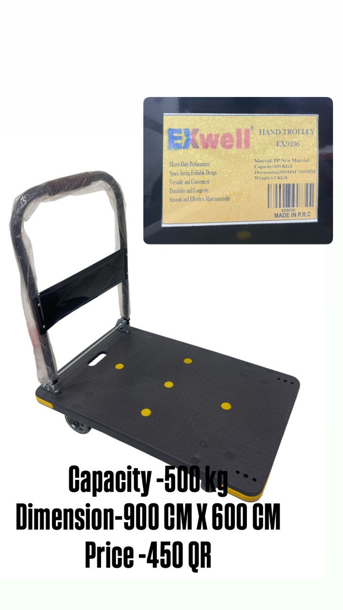 Foldable platform trolley 150 kg - Image 5