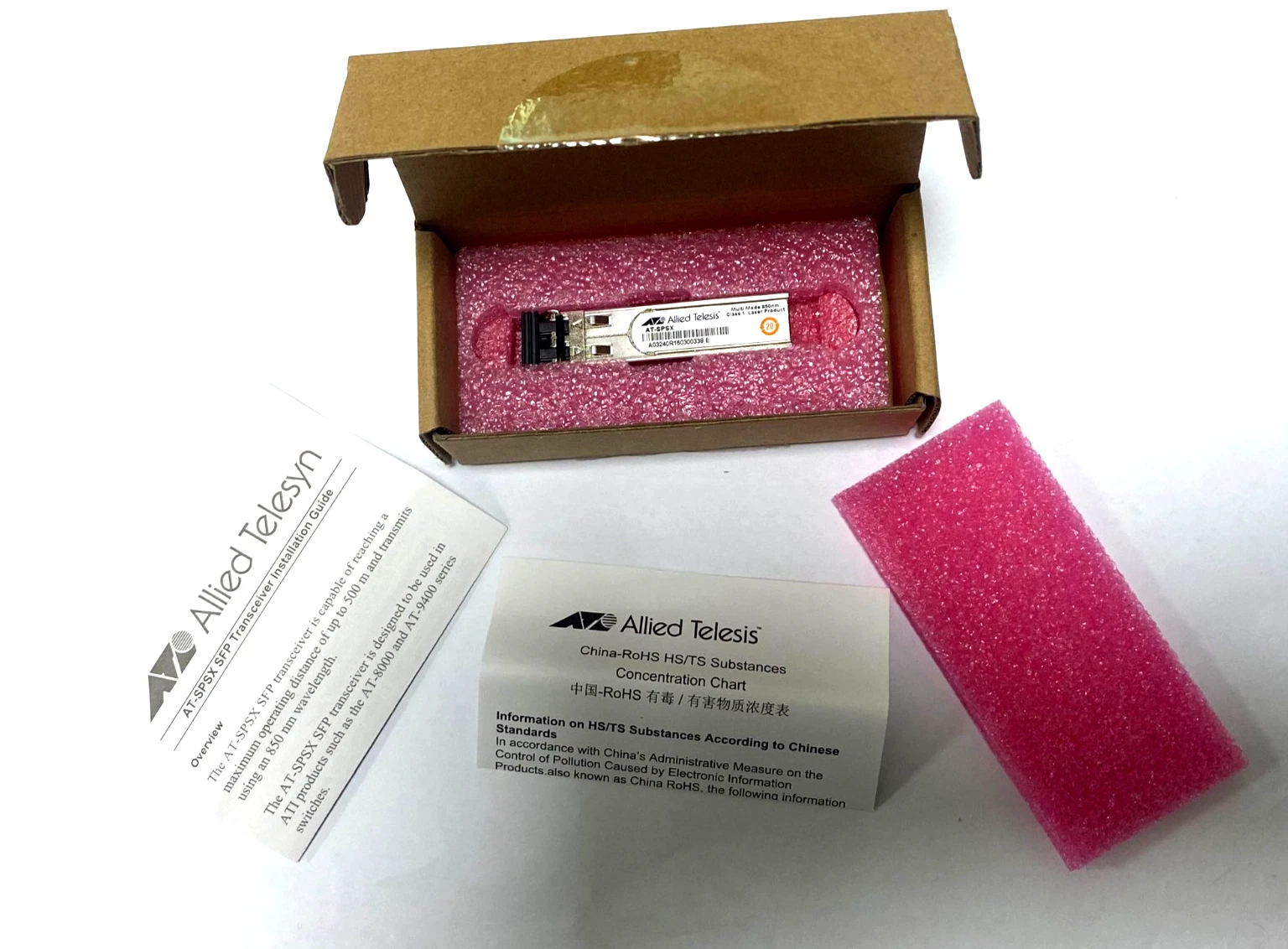 NEW-Allied Telesis- 990-001201-00 SFP Transceiver AT-SPSX - Image 5