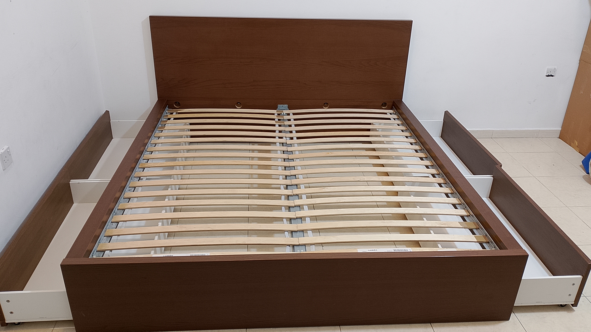 King size bed for sale IKEA - Image 1
