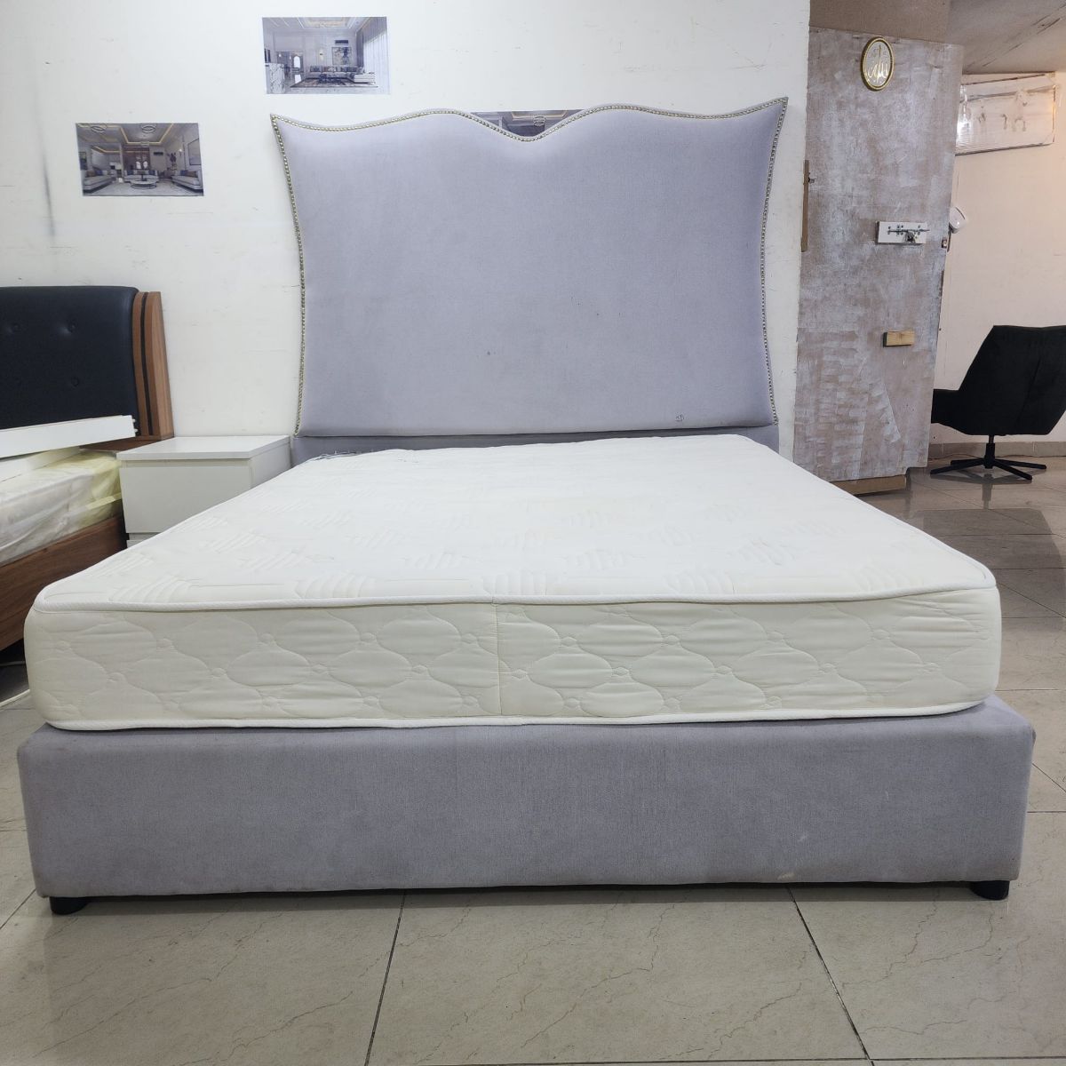For Sale Homechanter Queen Size Bed Mertss 150/200 C.M Very Good Condition If You Need Call Me 72107930 - Image 5