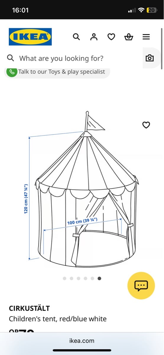 Kids tent ⛺  Castle - Image 2