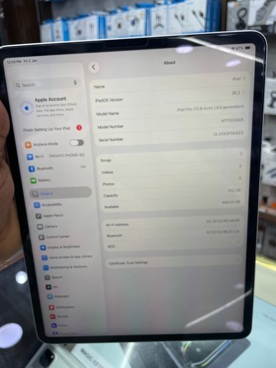 IPad Air 512 gb siler - Image 4