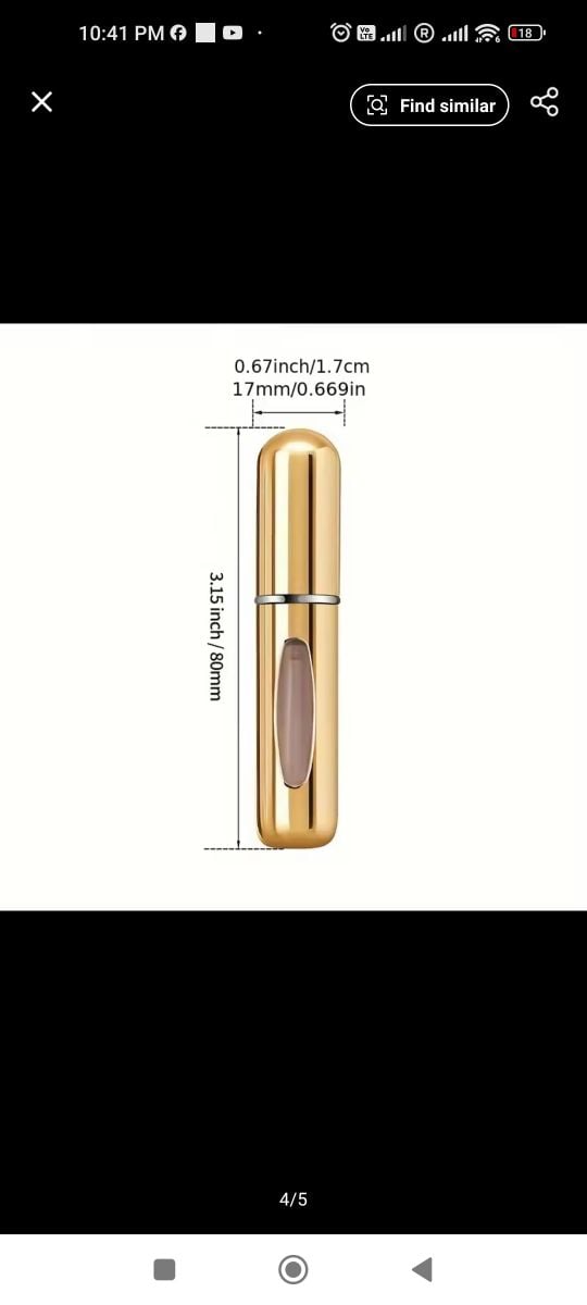 Refillable 5ml perfume bottle - Image 4