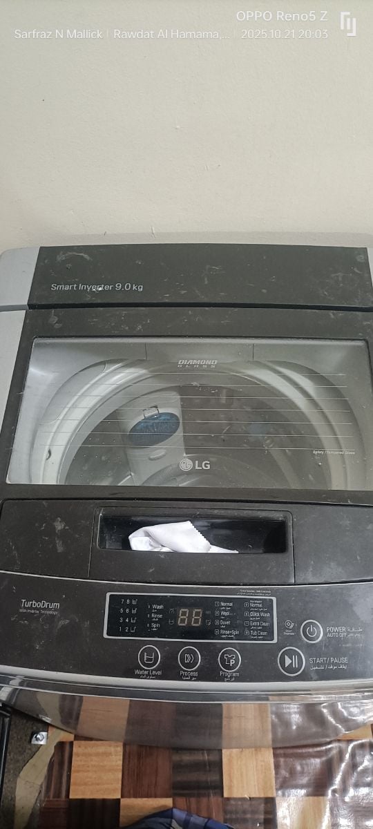 LG 9 KG top load washing machine for sale - Image 2