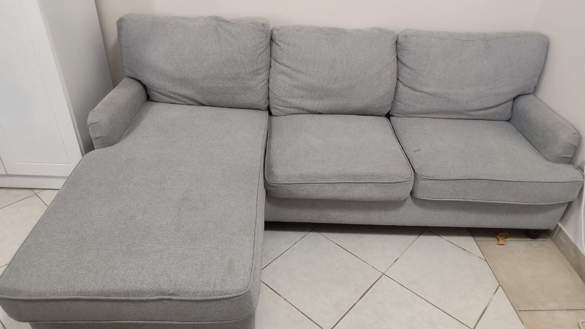 Home Centre 3 Seater Reversible Chaise Lounge Sofa (Fabric) - Image 2