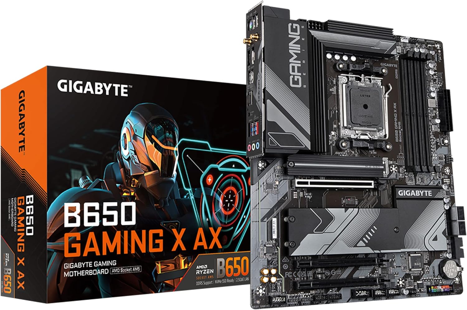 New GIGABYTE B650 Gaming X AX (AM5/ LGA 1718) never used + Western Digital 1TB WD Blue SN580 NVMe Internal Solid State Drive SSD - Gen4 - Image 1