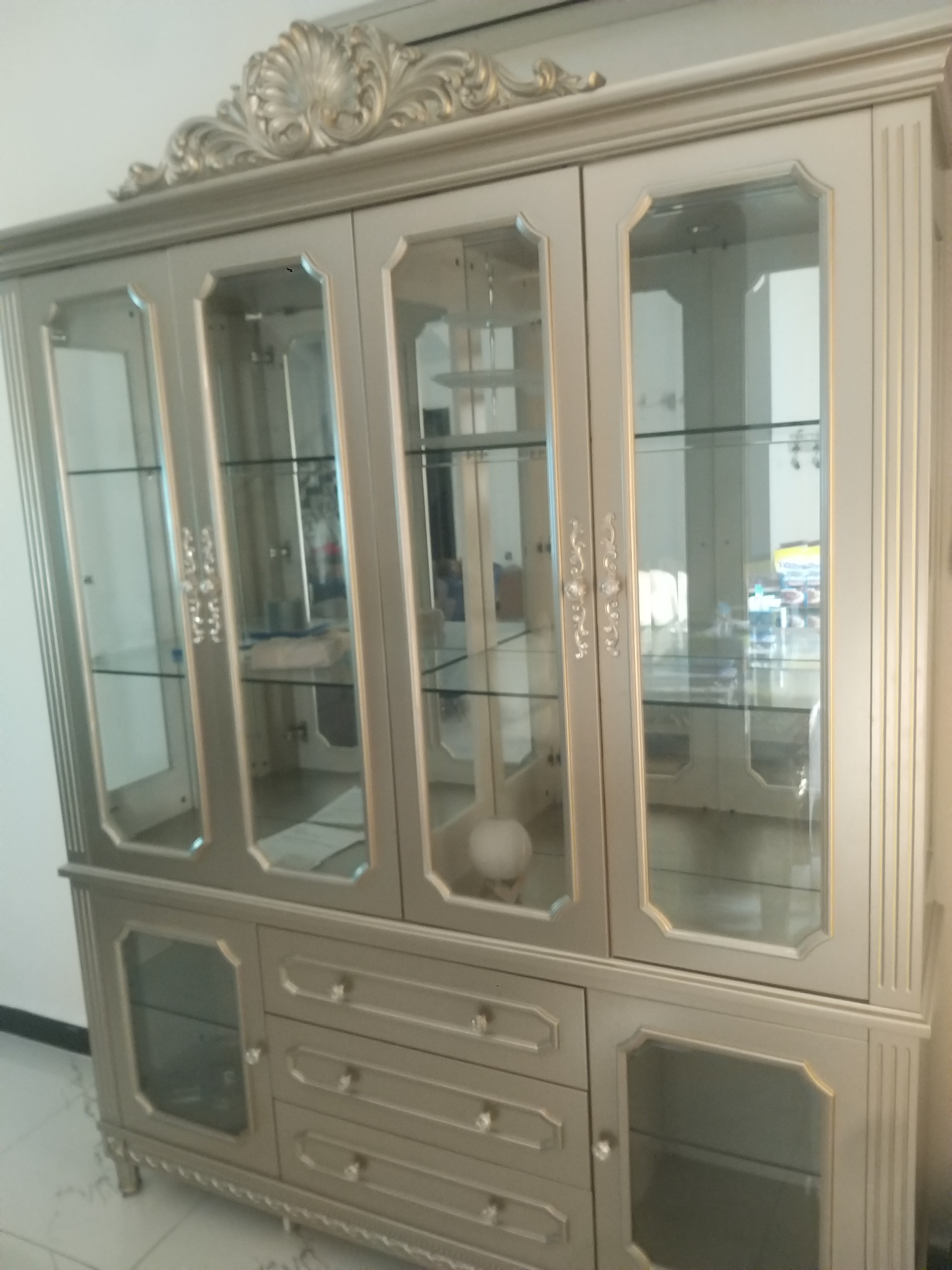 Excellent condition wall unit showcase - Image 3