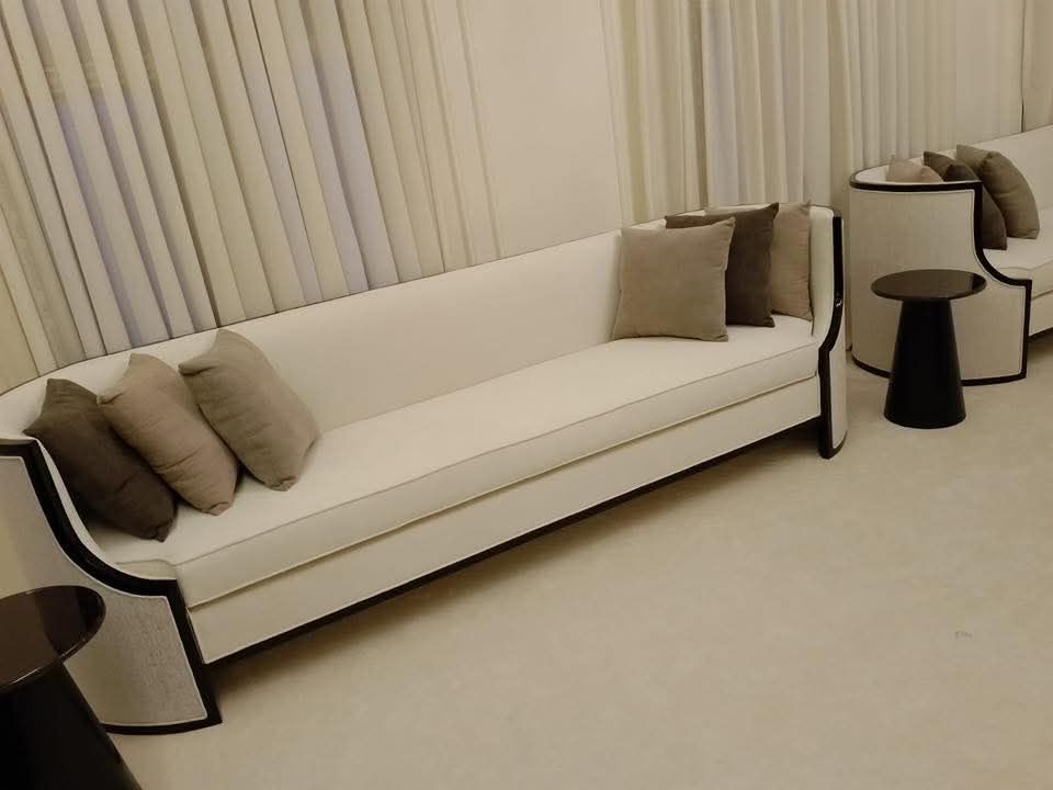 Wave design curtain and sofa carpet - Image 6