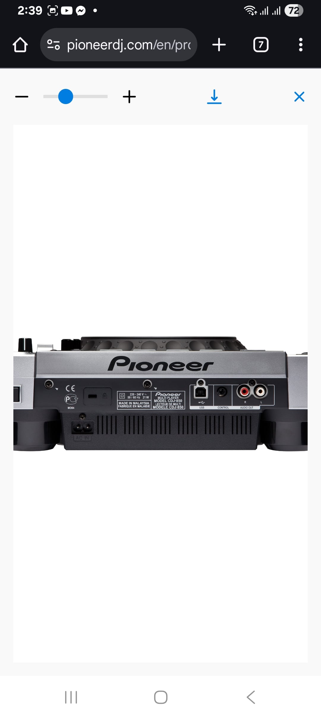 Pioneer CDJ-850 - Image 1