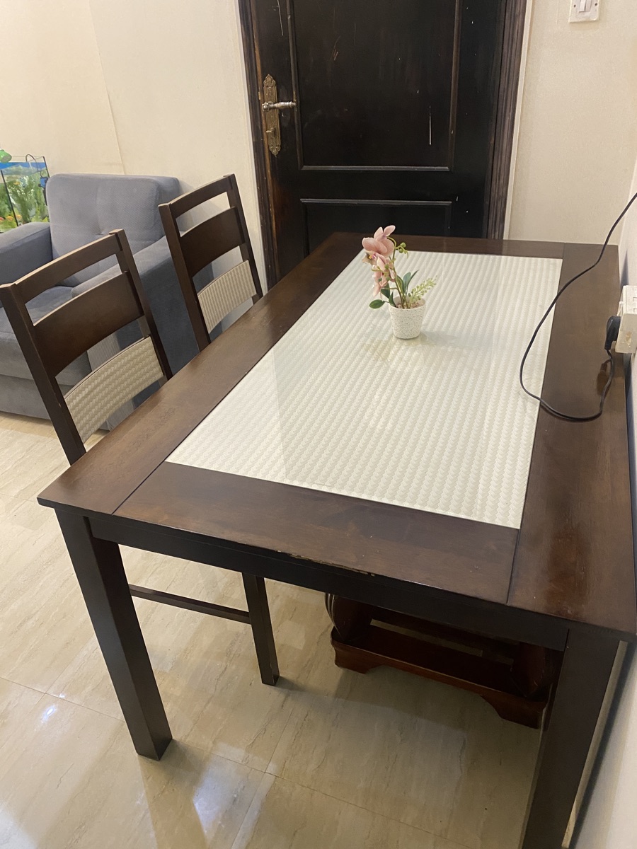 Dining table with chair for sale - Image 1