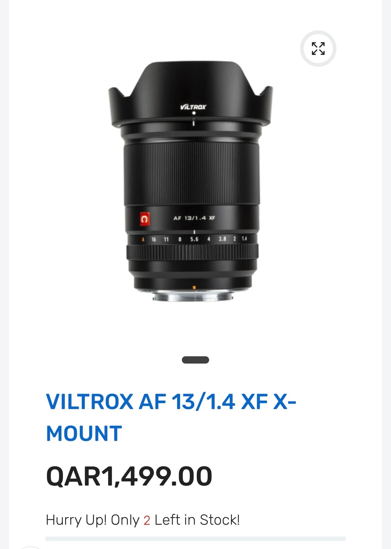  VILTROX AF 13mm f/1.4 XF (X-Mount) – For Sale - Image 2