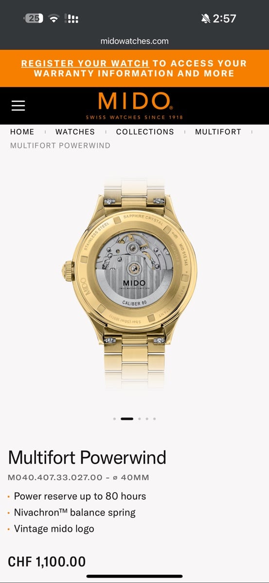 Mido Automatic Multifort - Image 2