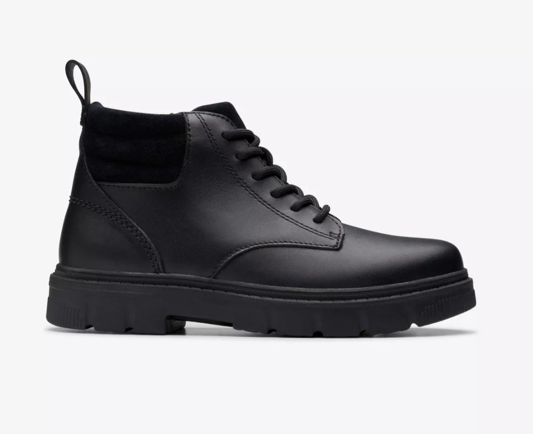 Original Clarks Ankle boot black leather - Image 6