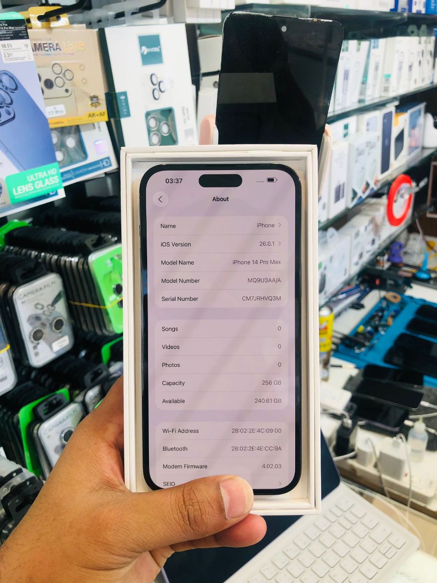 iPhone 14 pro max
Storage 256gb - Image 1