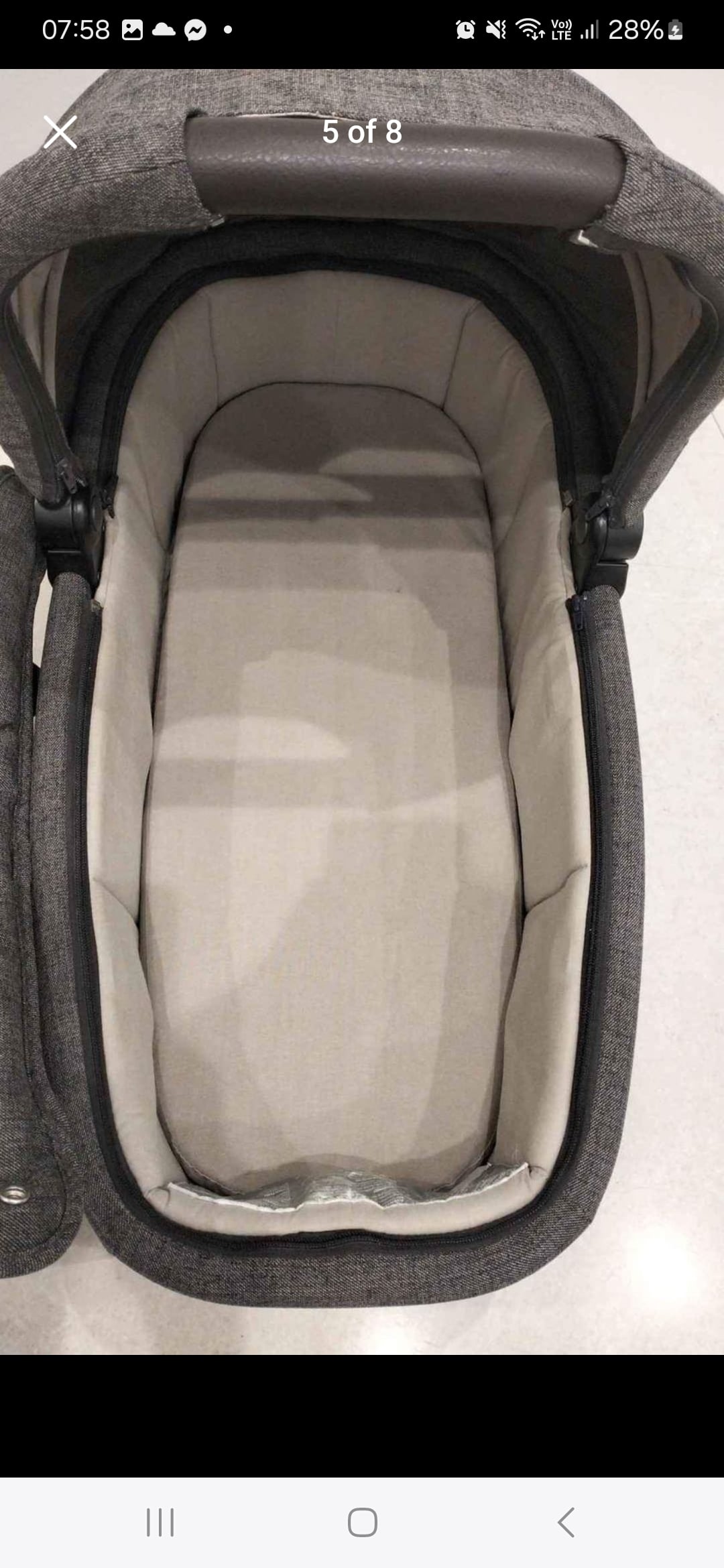 Baby cot,new condition / bassinet/ carrier - Image 4