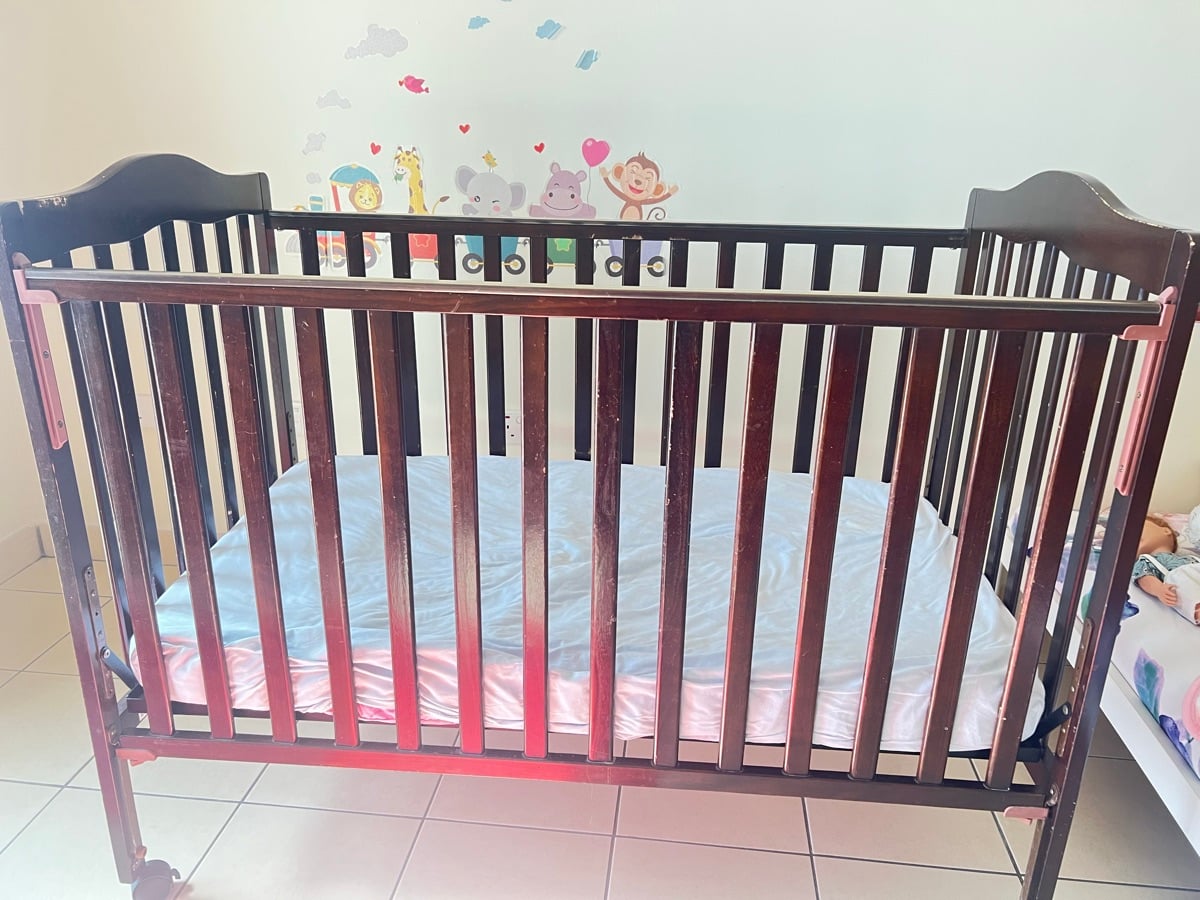 Baby Crib & Mattress - Image 2