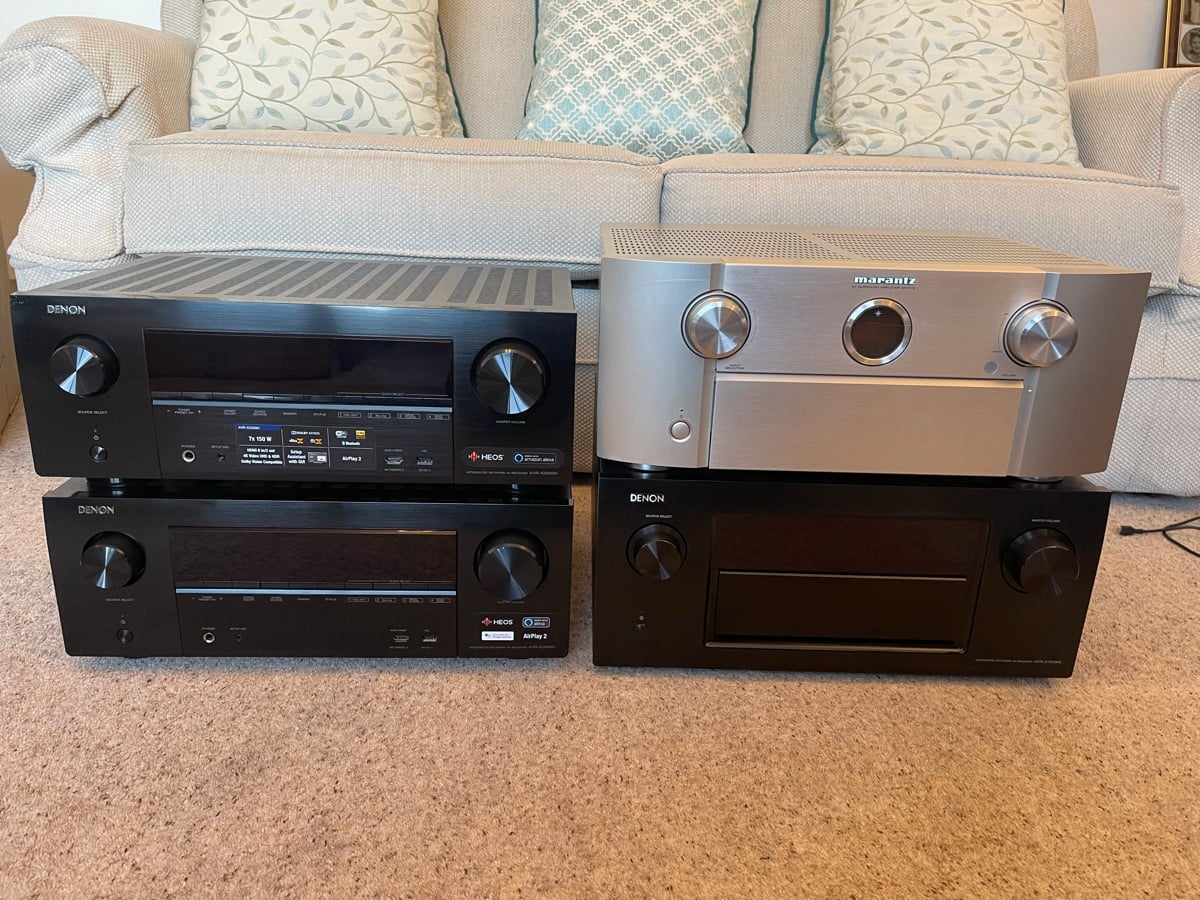 Denon 2500, 2600 and 7200 & Marantz SR7015 AV Receiver/ Amplifier - Image 1