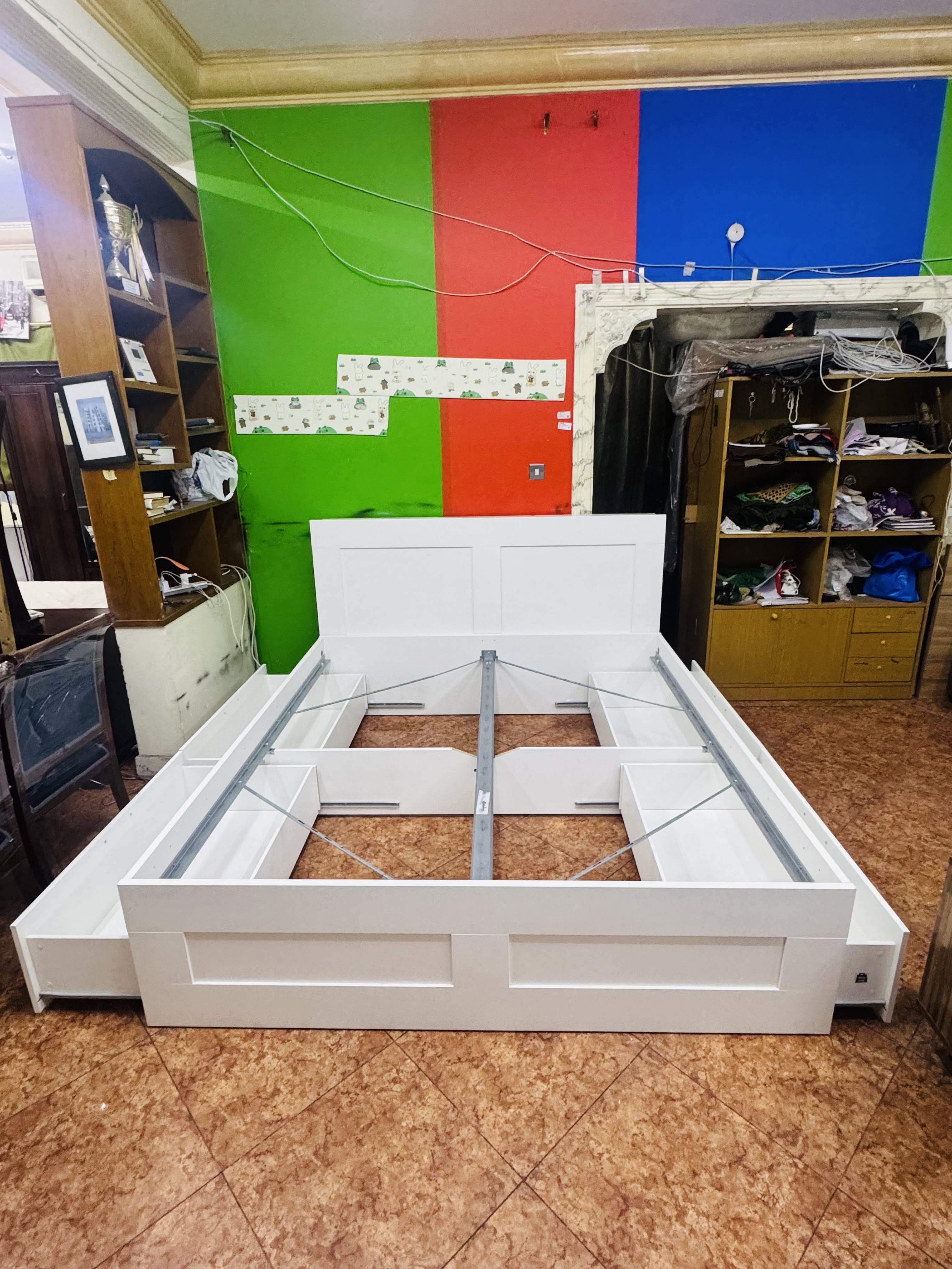 IKEA King Size Bed With Metress For Sale - Image 4