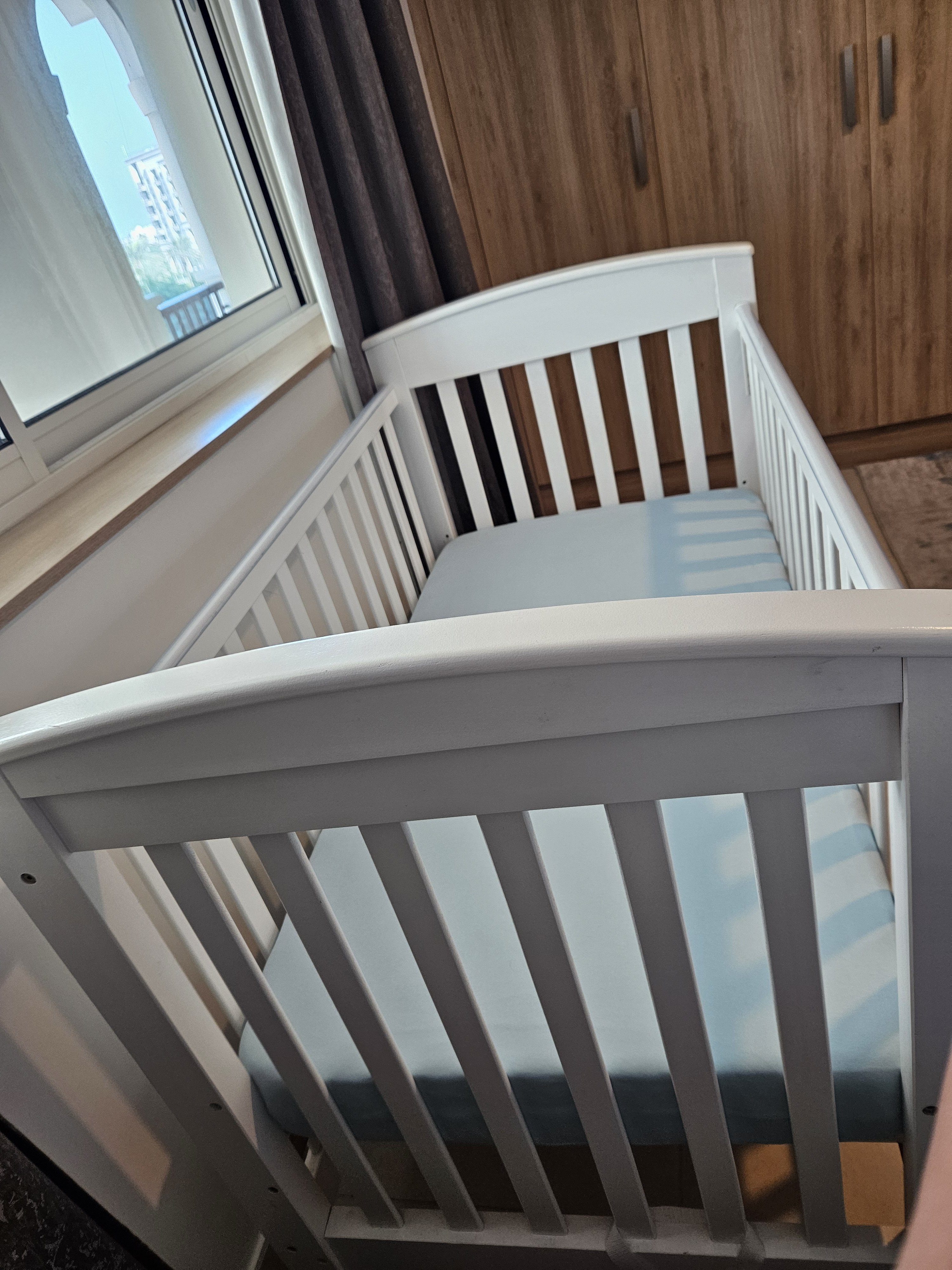 Baby Cot + New Mattress  - Image 2