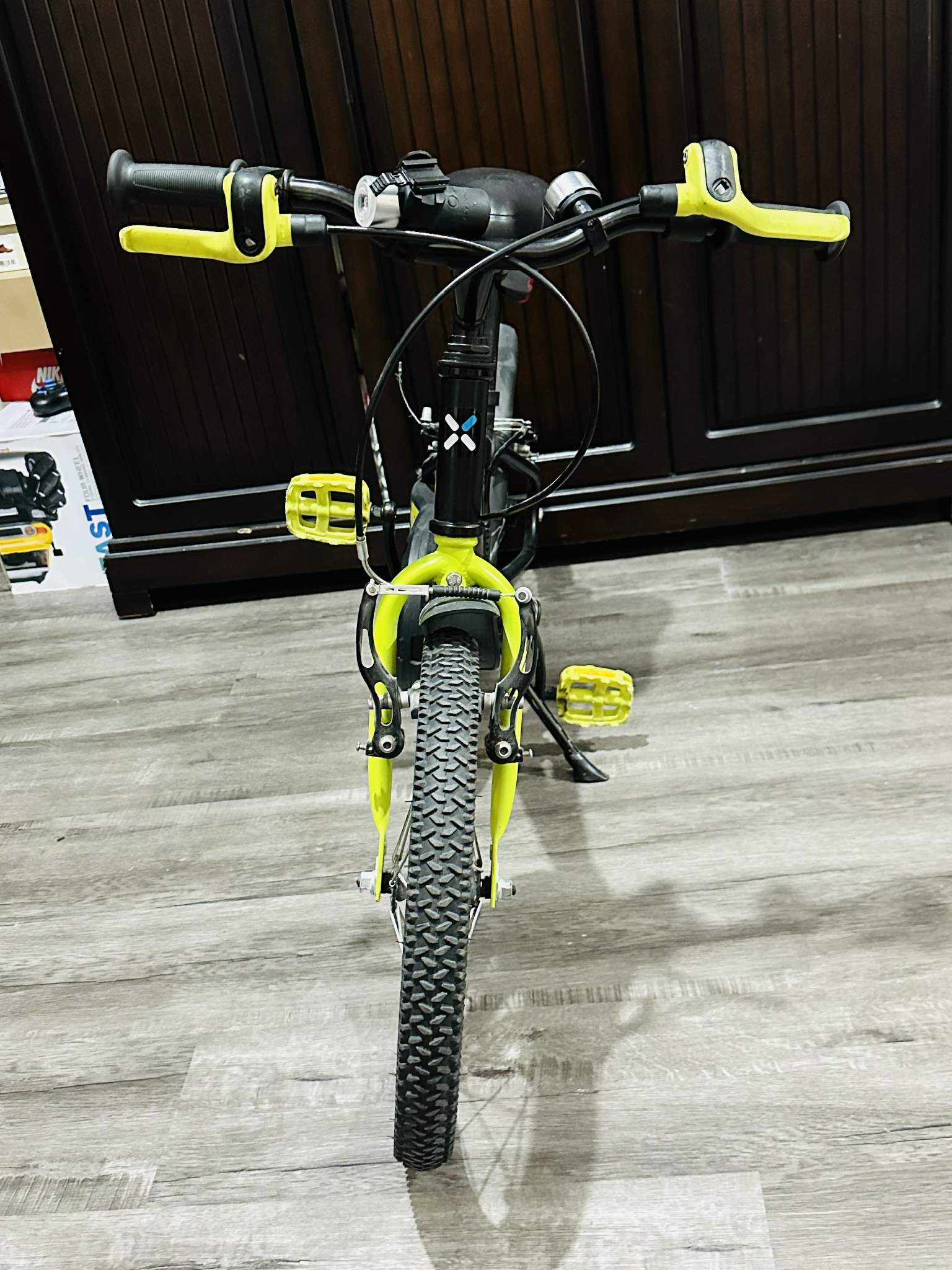 B-Twin KIDS 16 Inch BIKE DARK HERO - 500 4-6 YEARS OLD - Black  - Image 3