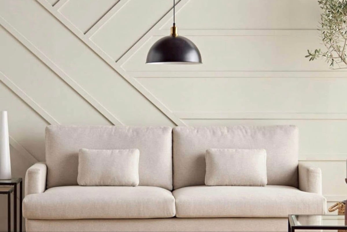 3 seater Anders Sofa from Home Centre for 550 QR - Image 4