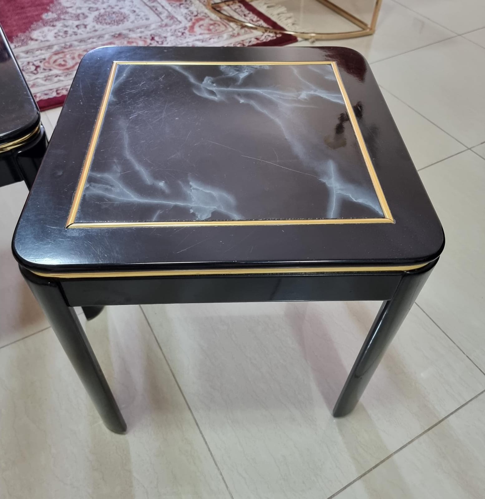 Center Coffee table along with 2 side tables - Image 7