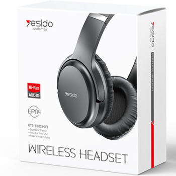 Yesido EP04 Over Ear Handfree Stereo Wireless with Mic High Fidelity Stereo Studio Headphone - Image 1