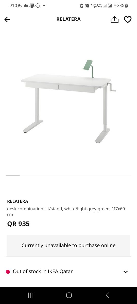 Adjustable new desk sit / stand - Image 7