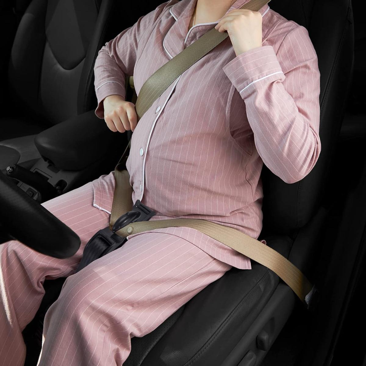  Pregnancy Seat Belt Adjuster for Safe and Comfortable Driving for Expectant Moms - Image 5