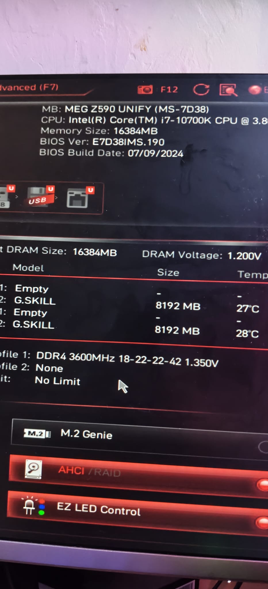 Urgent Sale Gaming Computer, Intel Core i7 3.8 Ghz 10700K, RTX 3050 8gb - Image 5