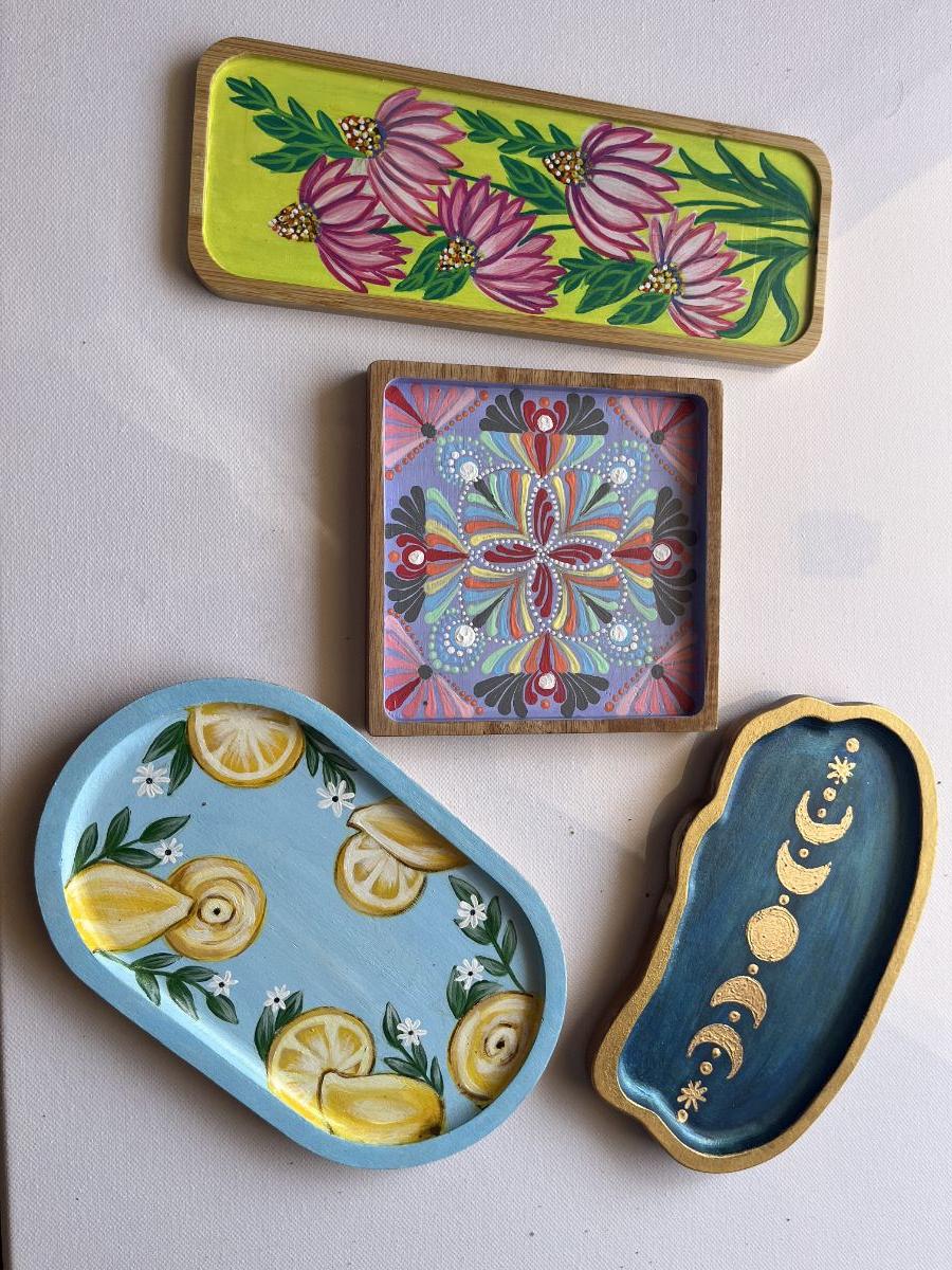 Hand painted home decor - Image 4